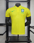 Brazil 25/26 Polo Edition Jersey - Yellow - Player Version - Slim Fit