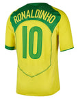 Brazil 2004 I Home Jersey - Retro Version - Ronaldinho