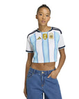 2026 Argentina Women's Stadium Home Cropped Soccer Jersey - World Cup 2026