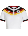 2026 Germany Women's Stadium Home Cropped Soccer Jersey World Cup 2026