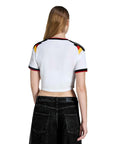 2026 Germany Women's Stadium Home Cropped Soccer Jersey World Cup 2026
