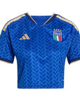 2026 Italy Women's Stadium Home Cropped Soccer Jersey - World Cup 2026
