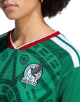 2026 Mexico Women's Stadium Home Cropped Soccer Jersey - World Cup 2026