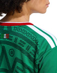 2026 Mexico Women's Stadium Home Cropped Soccer Jersey - World Cup 2026
