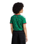 2026 Mexico Women's Stadium Home Cropped Soccer Jersey - World Cup 2026