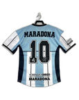 Argentina 2001 Maradona Commemorative Edition Jersey - Retro Version