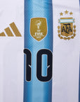 Argentina Home Messi 10 Authentic Player Shirt 2026 World Cup